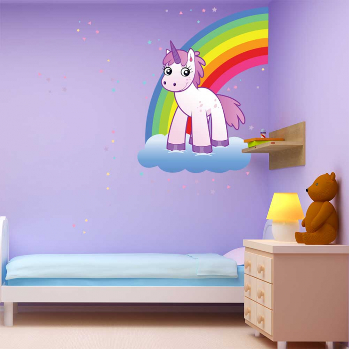 Sticker Unicorn si Curcubeu [2]