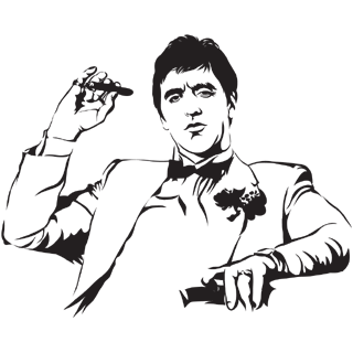 Sticker Scarface [2]