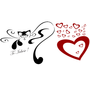 Sticker Te iubesc ! [2]