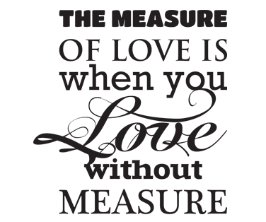 Sticker The measure of love [2]