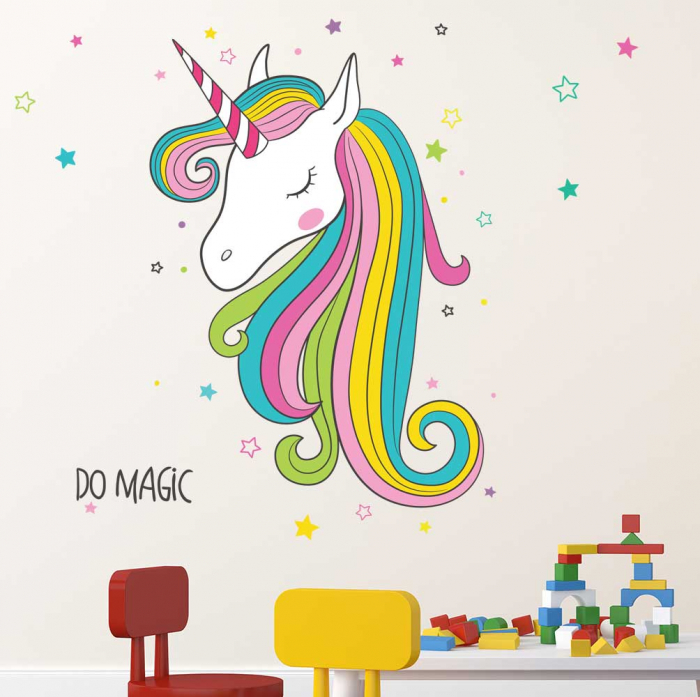 Sticker Unicorn multicolor [2]