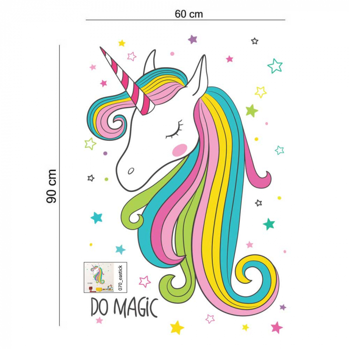Sticker Unicorn multicolor [4]