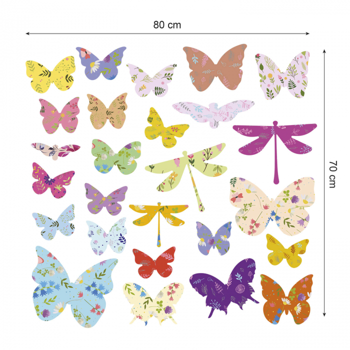 Sticker Fluturasi Florali [4]