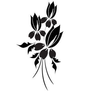 Sticker Vaza cu flori [2]