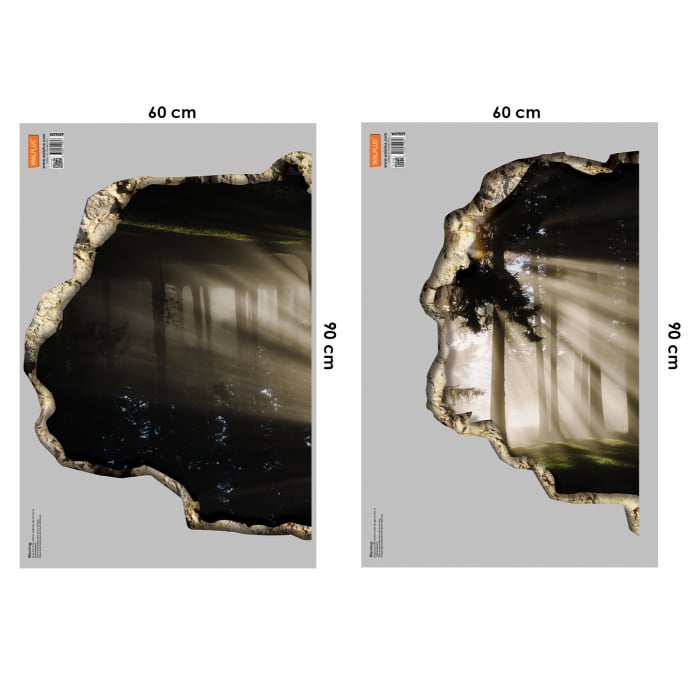 Sticker View Through The 3D Wall – Forest Light [4]