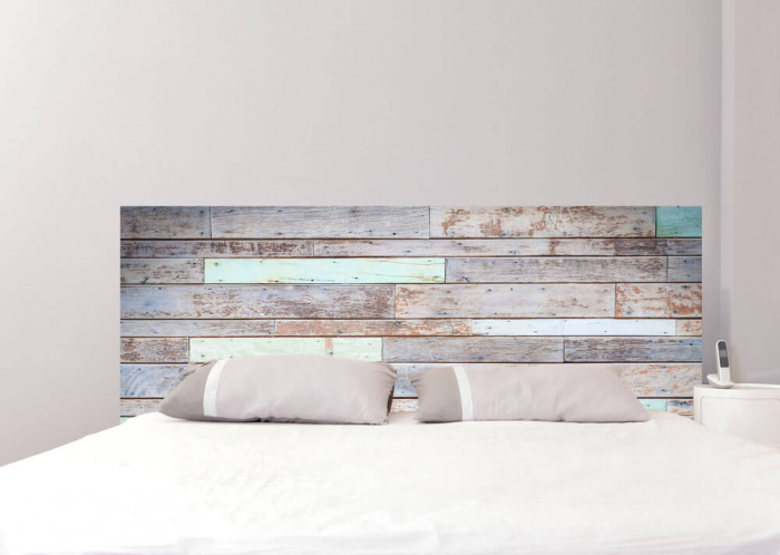 Sticker cap de pat - efect lemn - 80 x 180 cm [3]