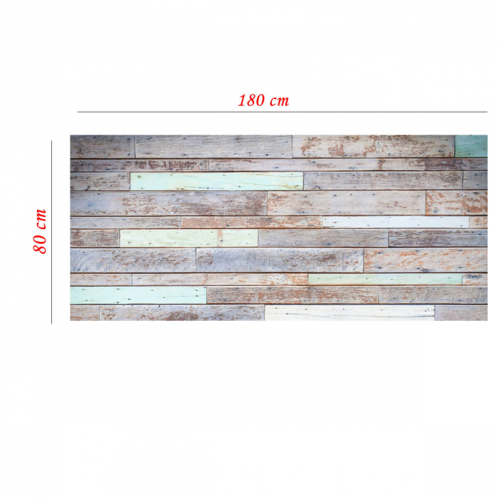 Sticker cap de pat - efect lemn - 80 x 180 cm [4]