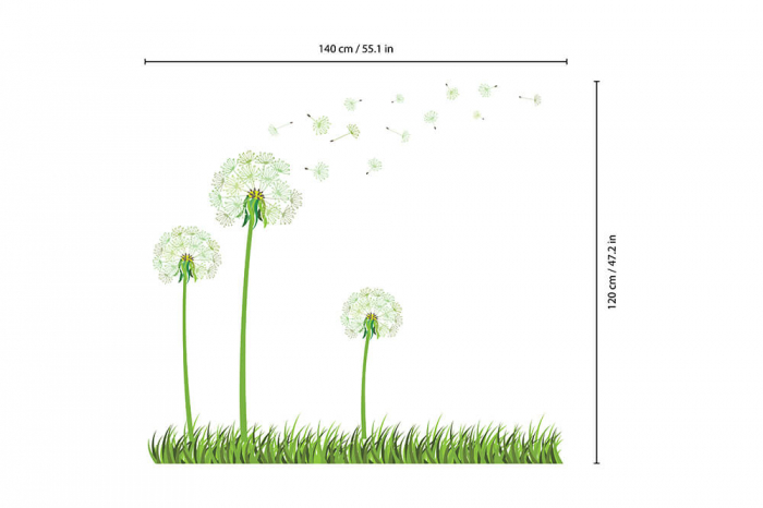 Sticker Glow in the Dark Dandelion [3]