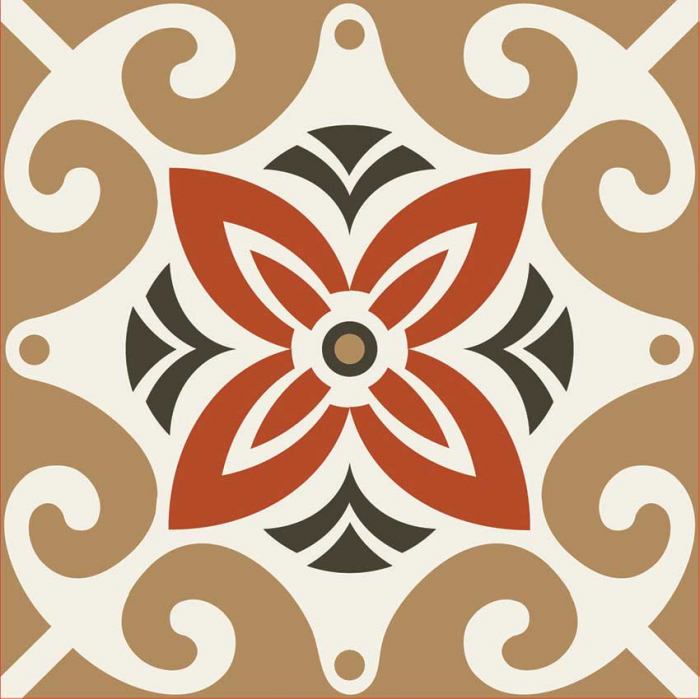 Stickere patrate pentru faianta Jaffa - 4 buc [2]