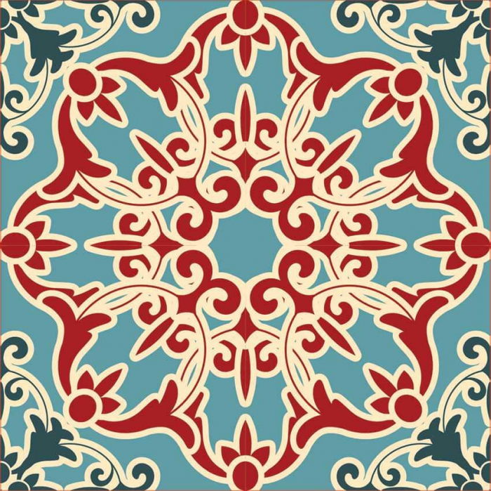 Stickere patrate pentru faianta Pattern - 4 buc [2]