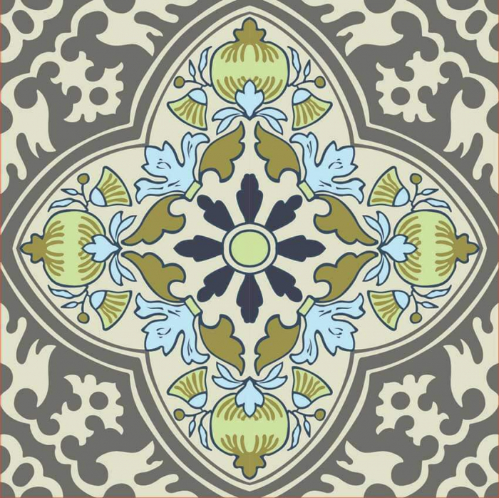 Stickere patrate pentru faianta Greybuds - 4 buc [2]