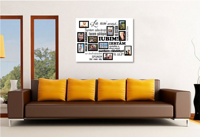 Tablou personalizabil XL105x80cm : Casuta noastra [2]