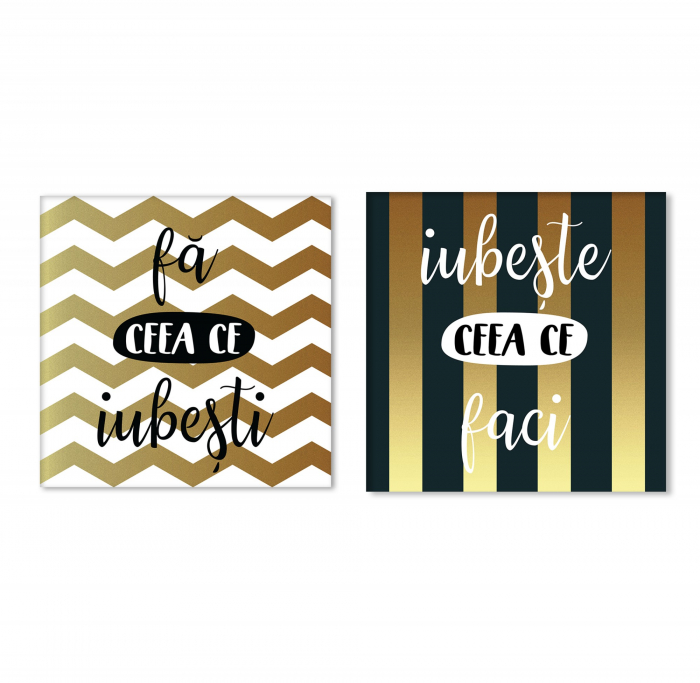 Tablou canvas 2 piese - Iubeste [3]
