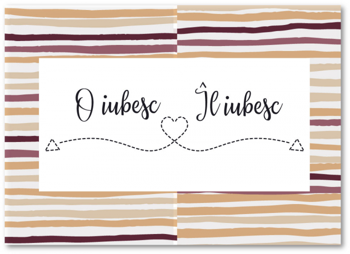 Tablou canvas 25x35cm - Il iubesc [2]