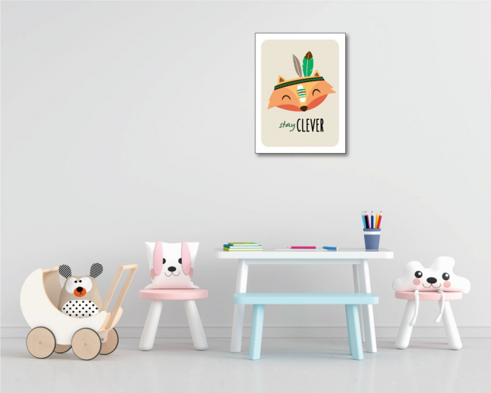 Tablou canvas 30x40cm - Stay Clever [1]