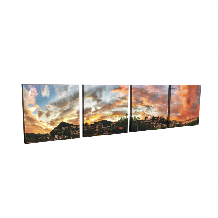 Tablou canvas 4 piese - Apus [3]