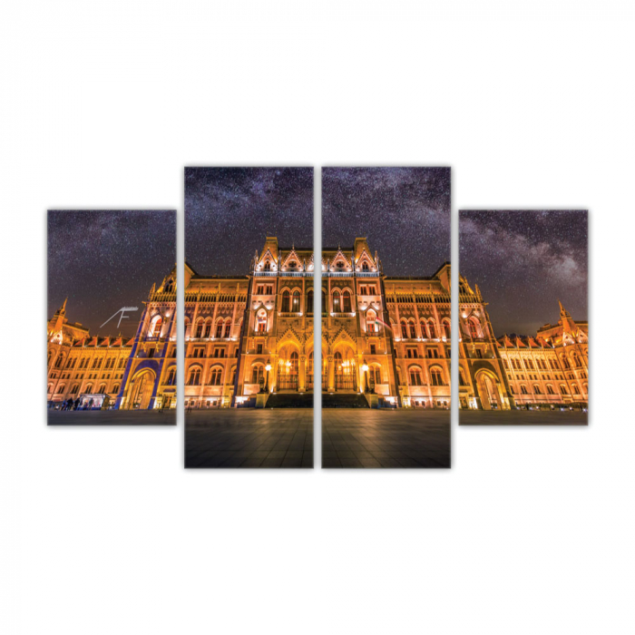 Tablou canvas 4 piese - Liberty Square [3]