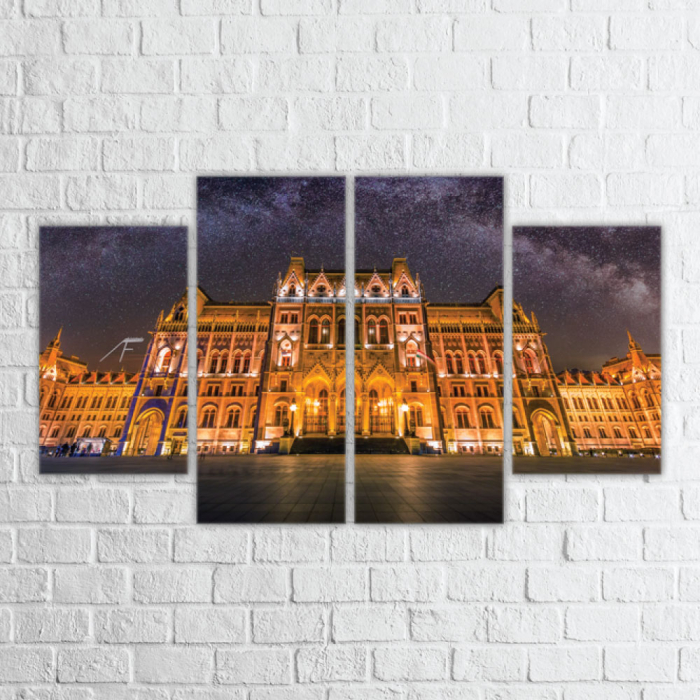 Tablou canvas 4 piese - Liberty Square [2]