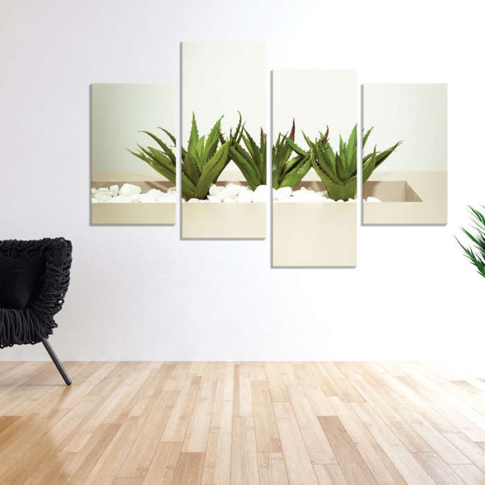 Tablou canvas 4 piese - Plante [2]