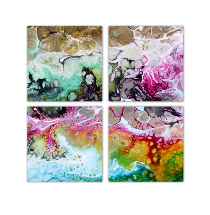 Tablou canvas 4 piese - Art [3]