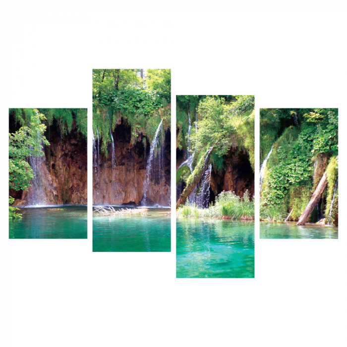Tablou canvas 4 piese - Cascada speciala [3]