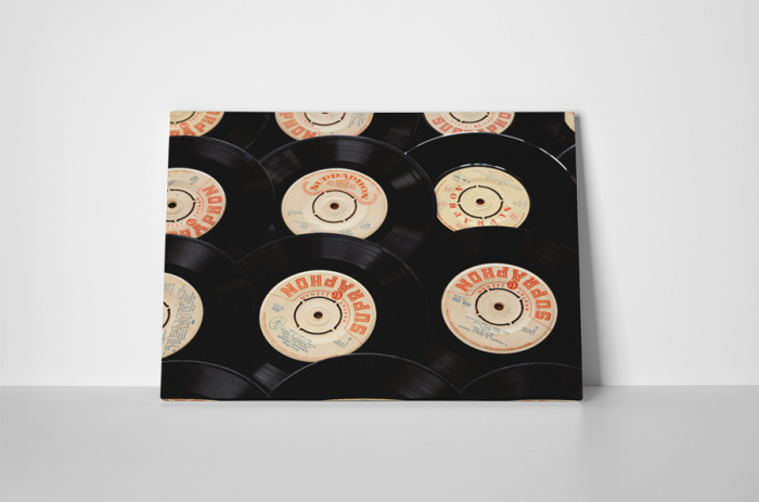 Tablou canvas : Discuri de vinil [2]