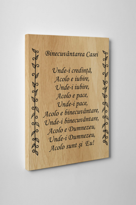 Tablou canvas : Binecuvantarea casei [2]