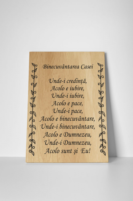 Tablou canvas : Binecuvantarea casei [3]