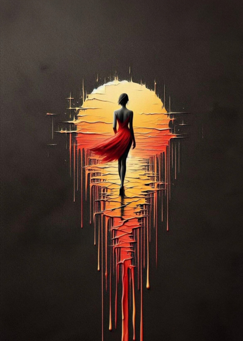 Tablou canvas - Soare Topit - 35x45cm [3]