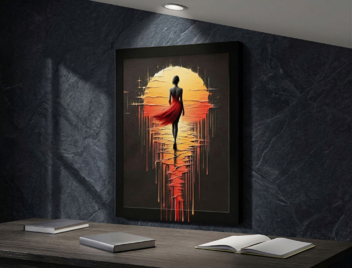 Tablou canvas - Soare Topit - 35x45cm [2]