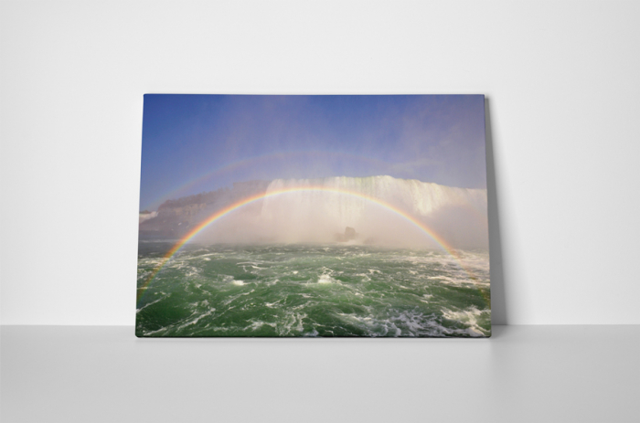 Tablou canvas : Curcubeu deasupra cascadei [2]