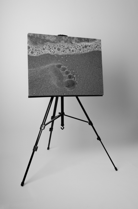 Tablou canvas : Urme in nisip [3]