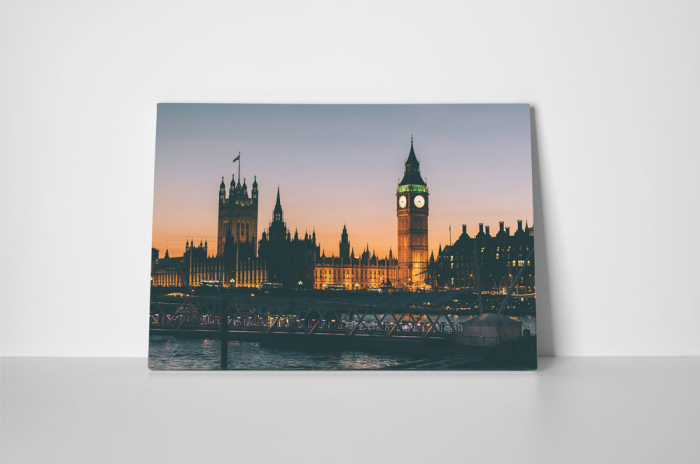 Tablou canvas : Big Ben la apus [2]