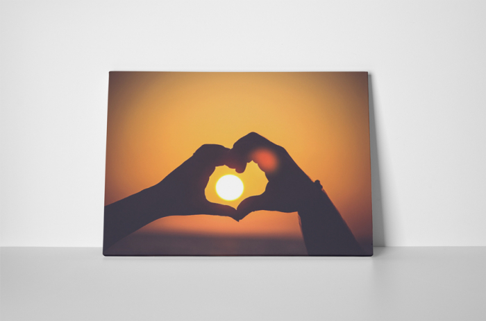 Tablou canvas : Apusul de soare romantic [2]