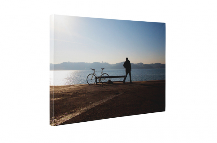 Tablou canvas : Bicicleta pe mal [5]