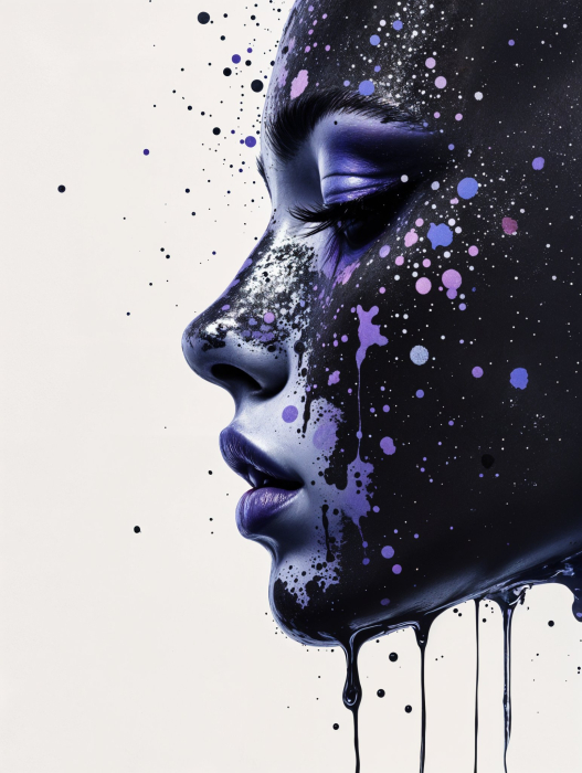 Tablou canvas - Vis Indigo - 35x45cm [3]