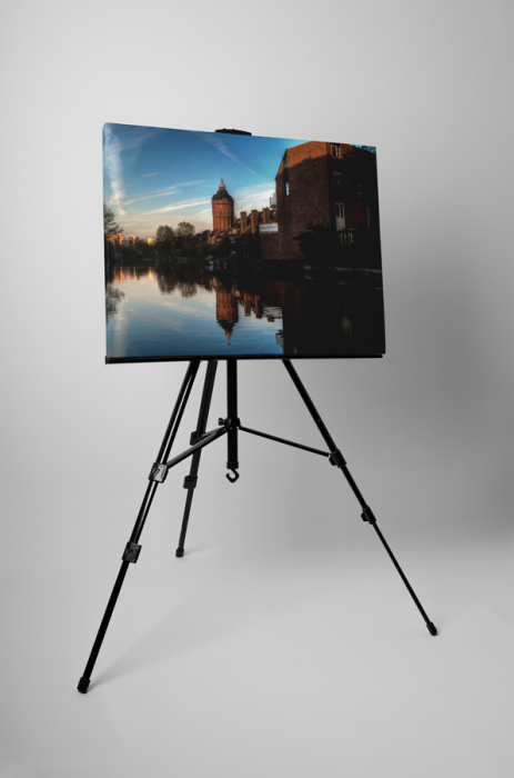 Tablou canvas : Cladiri pe malul raului [3]