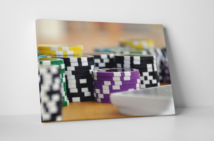 Tablou canvas : Jetoane poker [1]