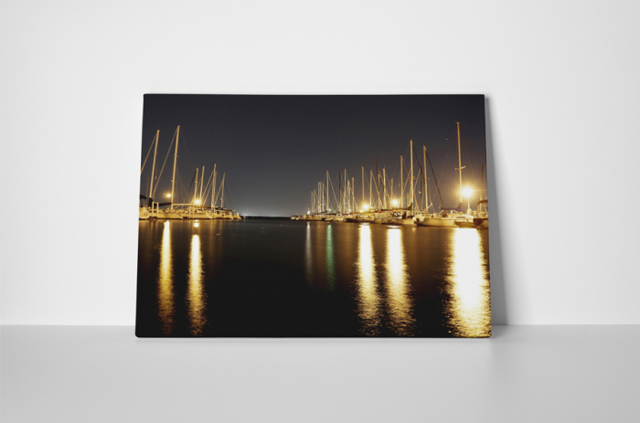 Tablou canvas : Port noaptea [2]