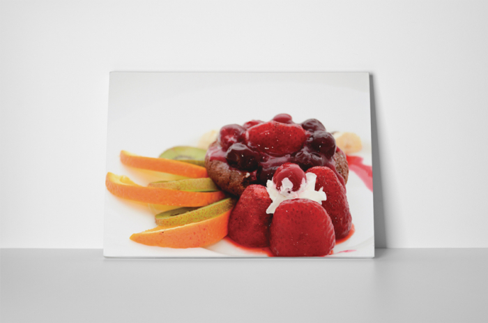 Tablou canvas : Prajitura cu fructe [2]