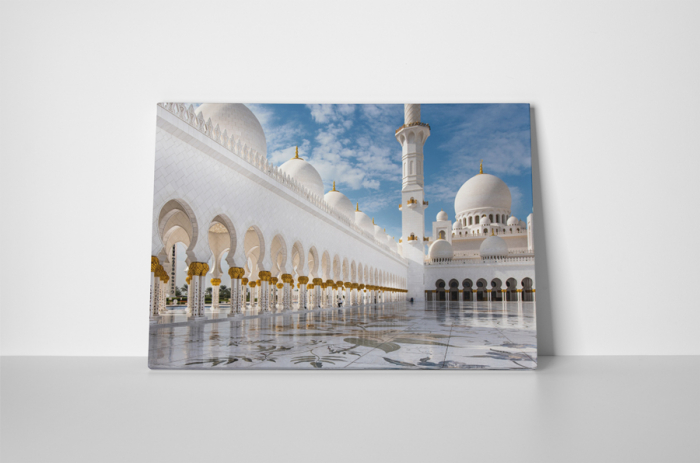 Tablou canvas : Marea Moschee din Abu Dhabi [2]