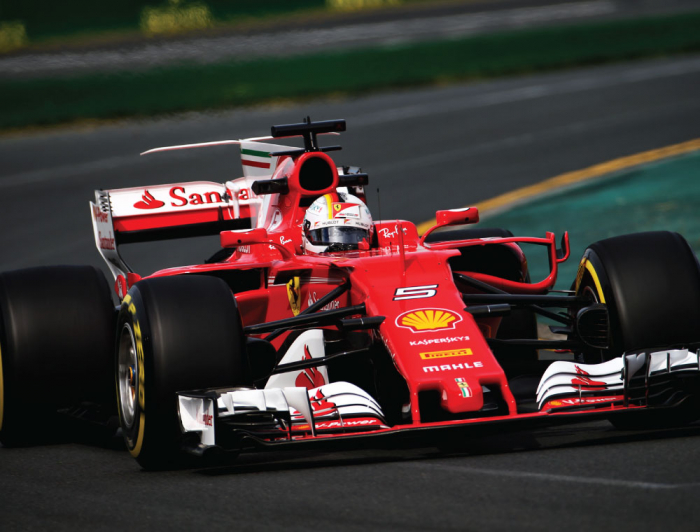 Tablou canvas : F1 Ferrari Sebastian Vettel [2]