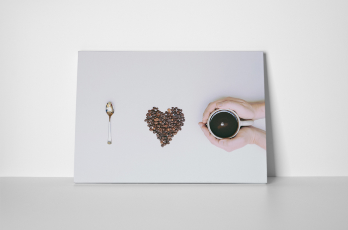 Tablou canvas : Iubim cafeaua [2]