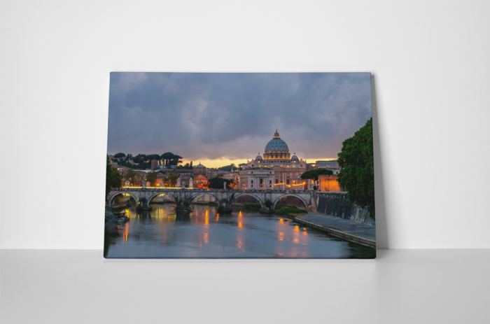 Tablou canvas : Podul Aelius din Roma [2]