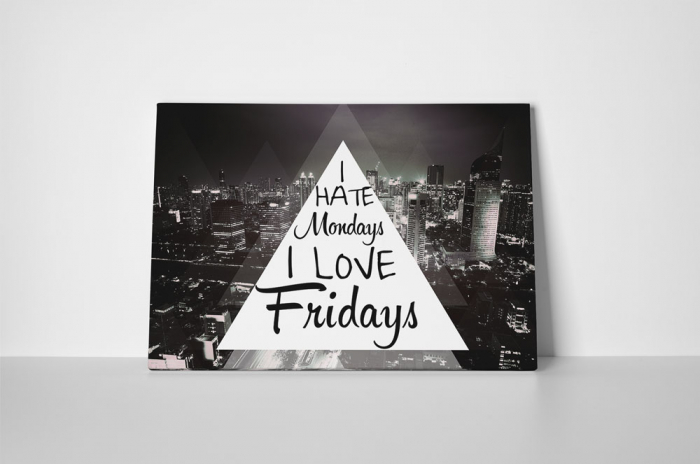 Tablou canvas : I Hate Mondays [2]