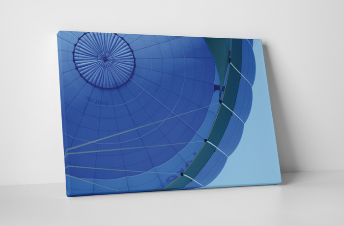 Tablou canvas : Balon albastru cu aer cald [1]