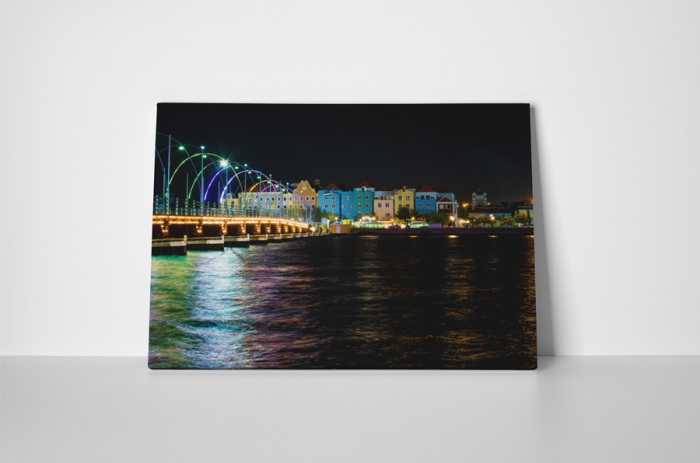 Tablou canvas : Casute albastre [2]