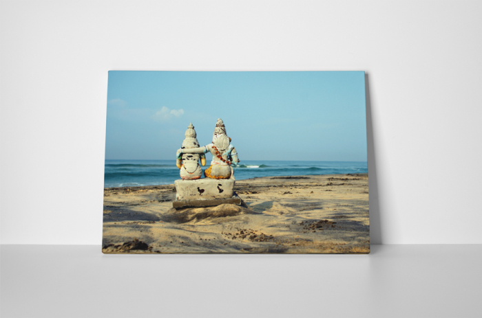 Tablou canvas : Statuie in nisip [2]