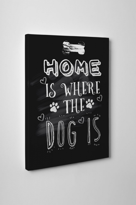 Tablou canvas : Home and dog [2]
