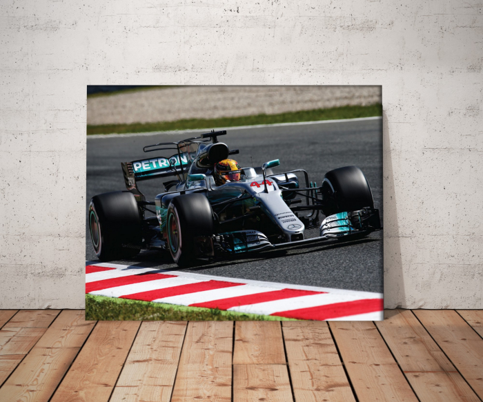 Tablou canvas : F1 Mercedes Lewis Hamilton [4]